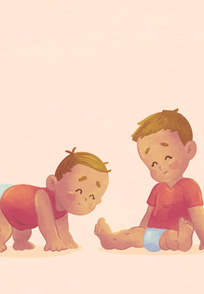 Linha do tempo ilustrada dos marcos do desenvolvimento infantil de 0 a 6 anos