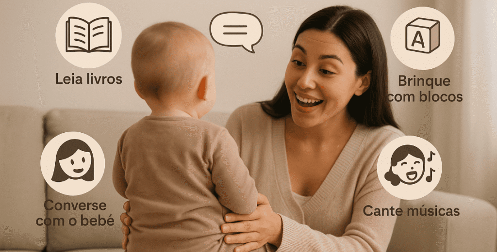 Atividades Simples para Estimular a Fala do Bebê até os 2 Anos