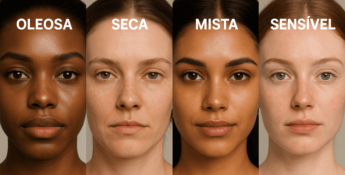 Tipos de Pele como identificar o seu e adaptar o skincare